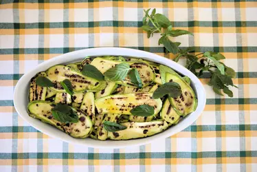 Zucchine grigliate al profumo di menta