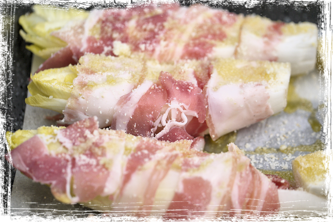 Belga al forno con pancetta