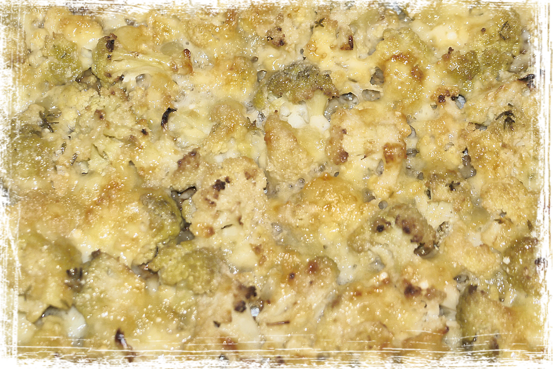 Cavolfiore al forno con caciocavallo Cavolfiore al forno con caciocavallo