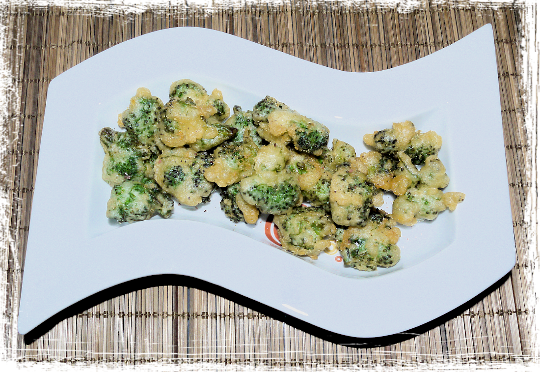 Broccoli in tempura