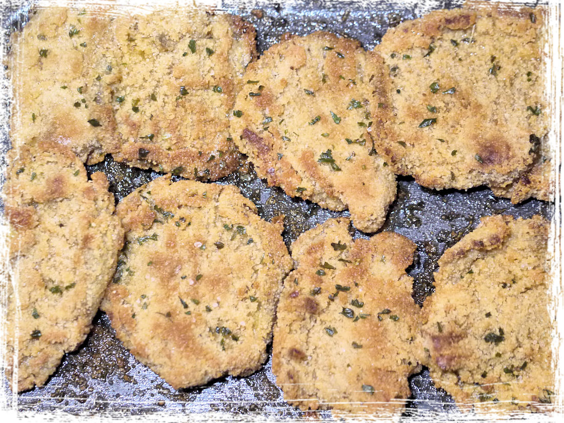 Cotolette di funghi pleorotus