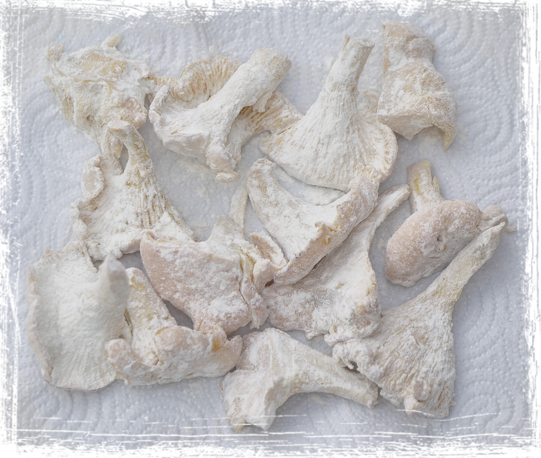 Funghi galletti fritti Funghi galletti fritti