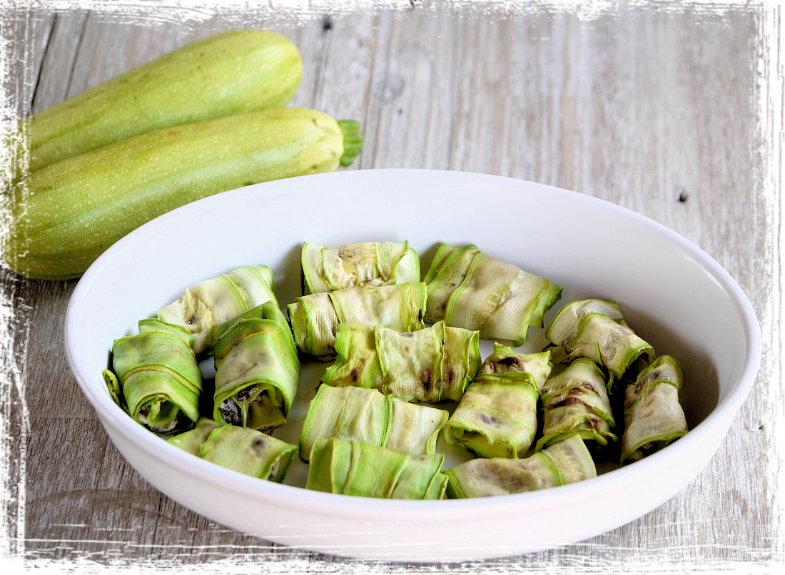 Involtini di zucchine