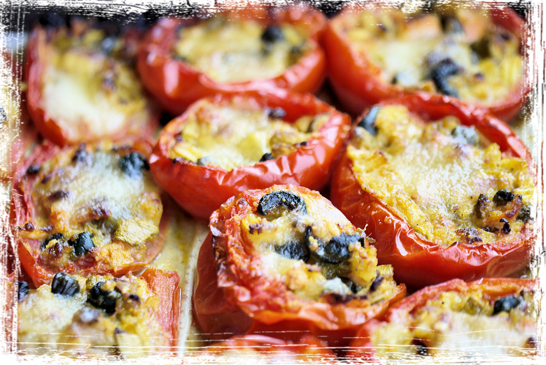 Pomodori al forno ripieni di verdure Pomodori al forno ripieni di verdure