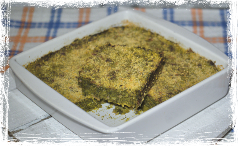 Tortino di cime di rapa e salame