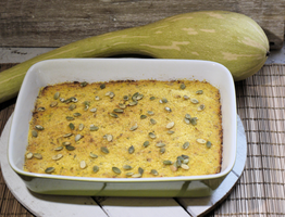 Tortino di zucca trombetta e ricotta